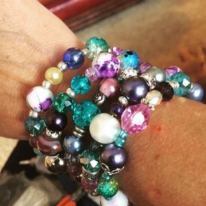 Memory wire wrap bracelet